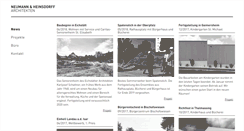 Desktop Screenshot of neumannundheinsdorff.de
